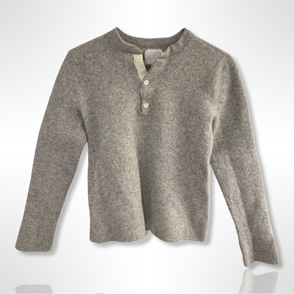 Abercrombie & Fitch Sweaters - ABERCROMBIE & FITCH • Silver Grey Winter Sweater